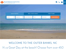 Tablet Screenshot of beachrealtync.com